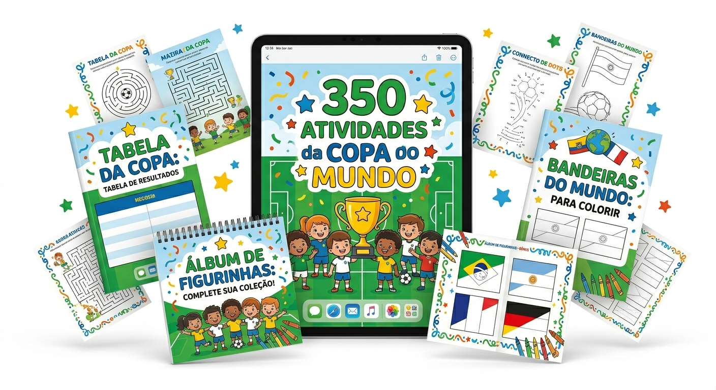 Caderno de Atividades da Copa do Mundo